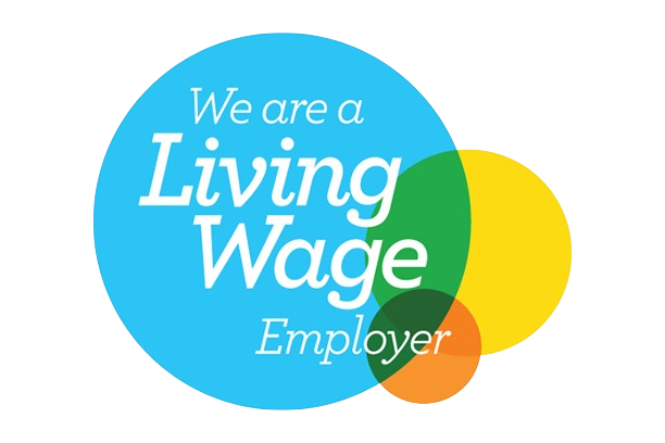 The logo of Living Wage Employer