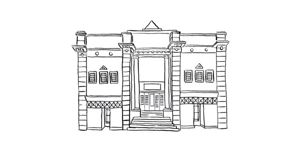Image showing an illustrative drawing of the Picture House building.